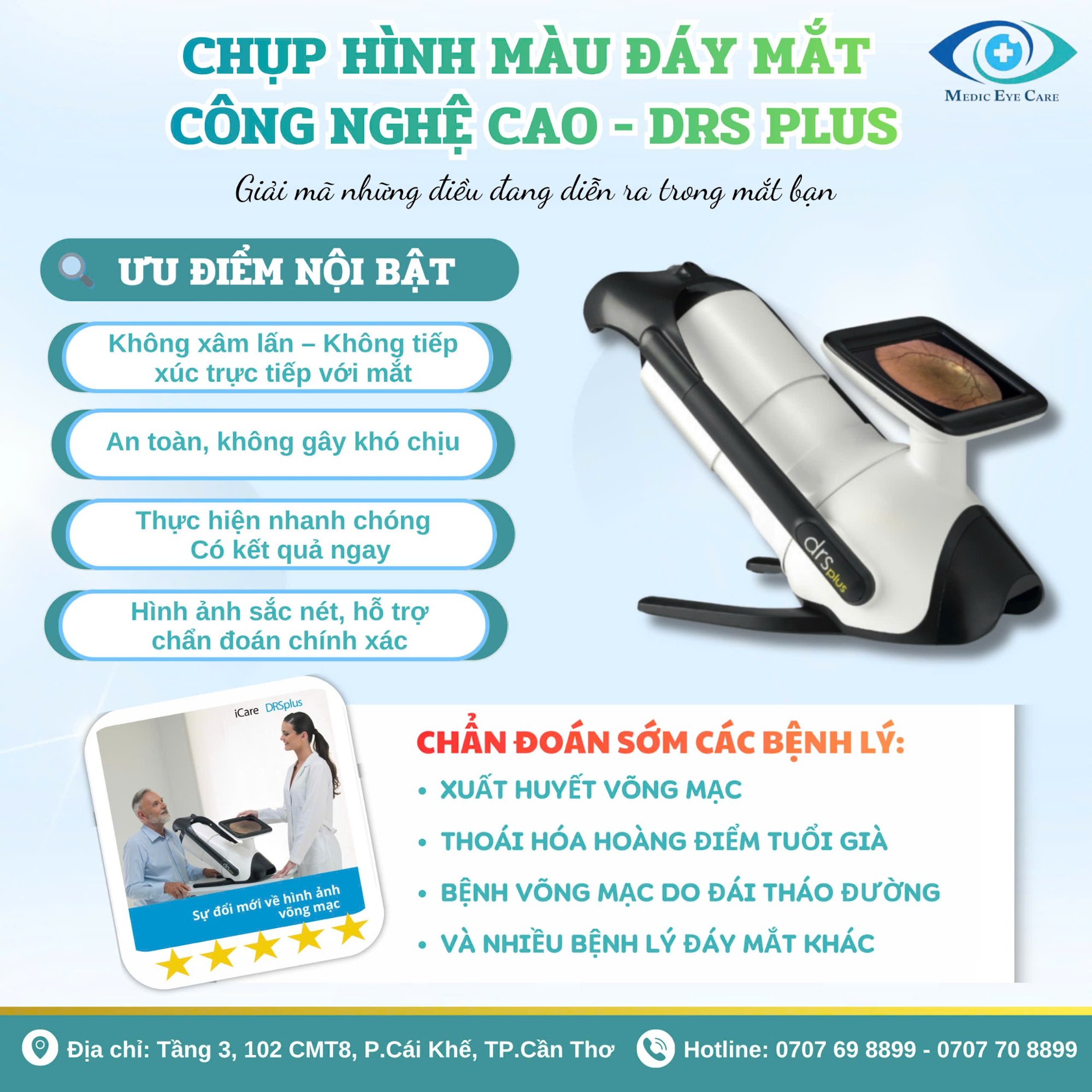 Máy chụp hình màu đáy mắt tự động Drs Plus